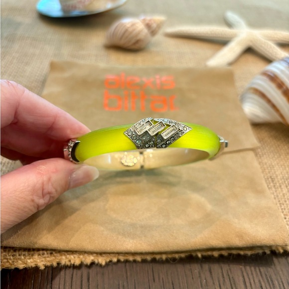 Alexis Bittar lucite hinged bracelet - Picture 5 of 5